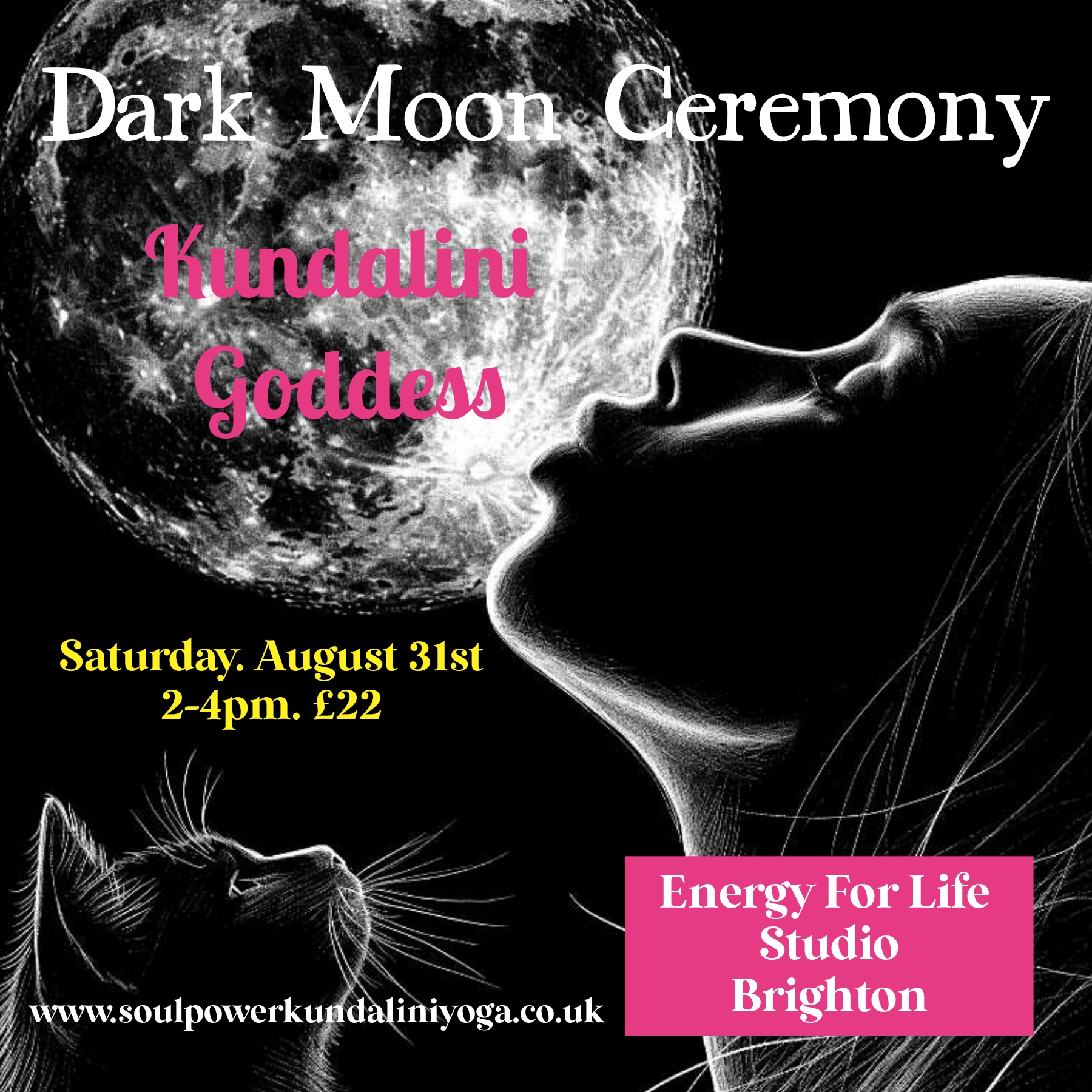 Kundalini Goddess Dark Moon Ceremony Yoga for Life Brighton